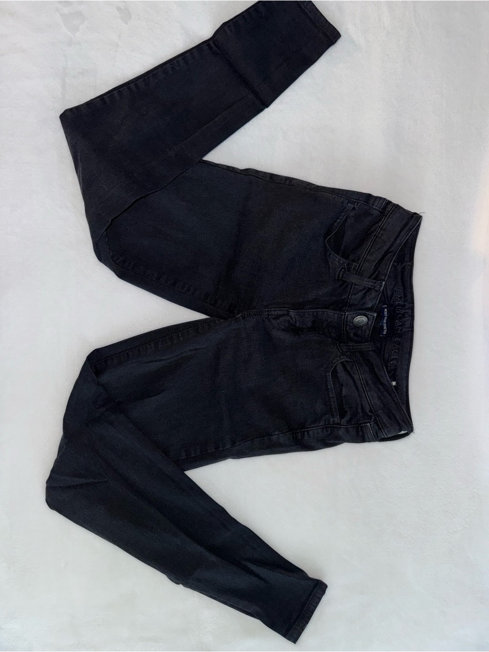 AEO Black Women's High-Rise Stretch Jeans